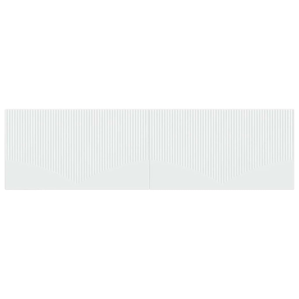 Testiera da Muro HOORN Bianco Legno ingegnerizzato 897375