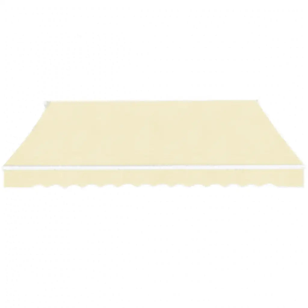 Tenda da Sole Pieghevole Manuale 600 cm Crema 276353