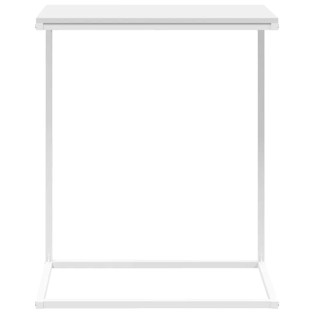 Tavolino da Salotto Bianco 55x35x66 cm in Legno Multistrato cod mxl 58821
