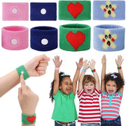 Set di 4 cinturini di pressione per il polso contro la nausea - Bambini e adulti