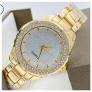 Trade Shop - Orologio Da Polso Zcc 20 Donna Quarzo Acciaio Moda Brillantinato Dorato Silver -