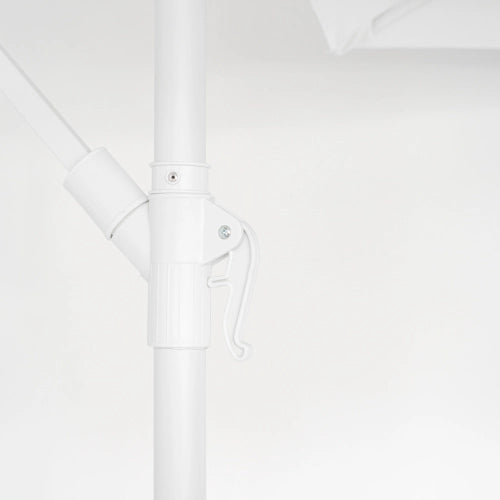 Ombrellone palo laterale 3mt in metallo colore bianco
