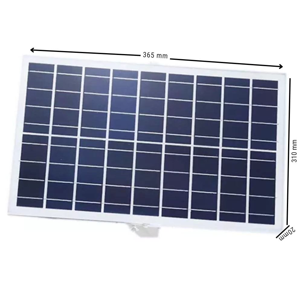 Proiettore led ad energia solare con pannello solare con telecomando luce fredda *** potenza 16w, confezione 1