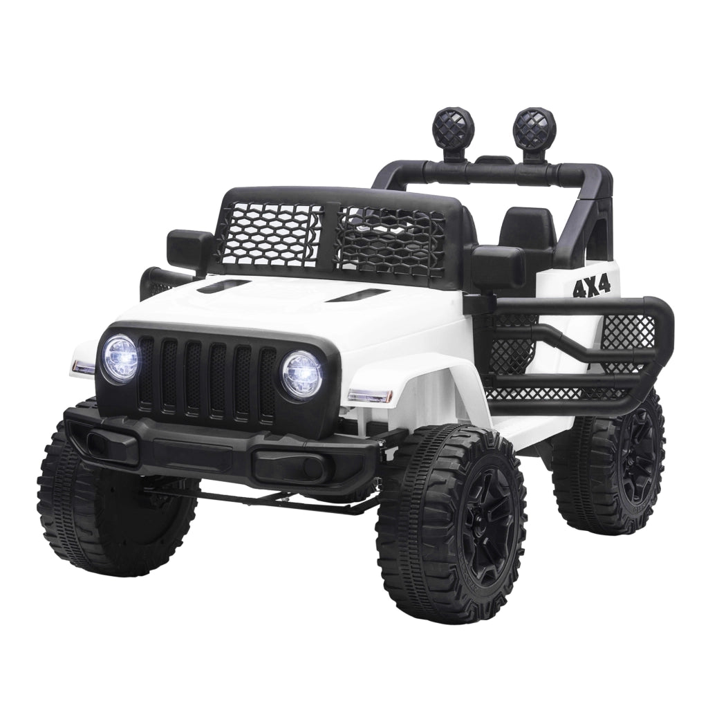 Auto Bambina Elettrica 12V con Telecomando ¨C zephmum ¨C 100x65x72 cm Bianco