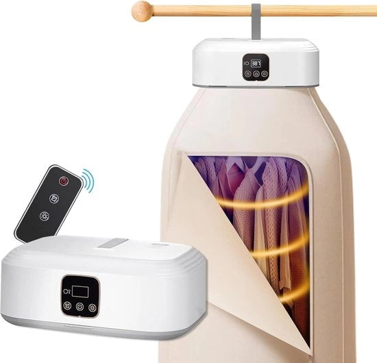 Mini asciugatrice portatile con sterilizzazione UV e aria calda 360° - Soluzione pieghevole e compatta per casa e viaggio