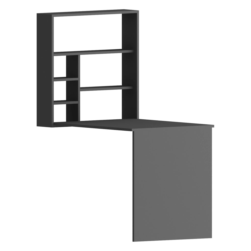 Veglio, Scrivania 5 Ripiani, 59x90x74h cm Nero Antracite