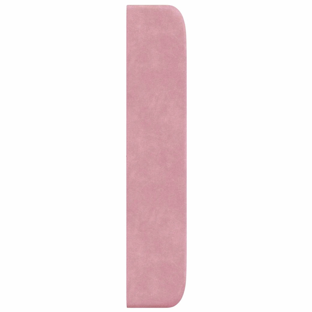 Orecchia della Testata Rosa 80 x 16 x 4 cm Velluto CFW7261003