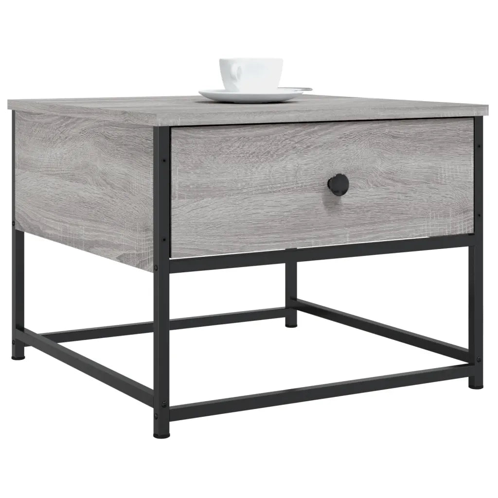 Tavolino da salotto | Tavolino da caff¨¨ | Tavolino da Soggiorno Grigio Sonoma 51x51x40 cm Legno Multistrato