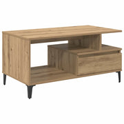 Tavolino da salotto | Tavolino da caff¨¨ | Tavolino da Soggiorno Rovere artigianale 90 x 49 x 45 cm