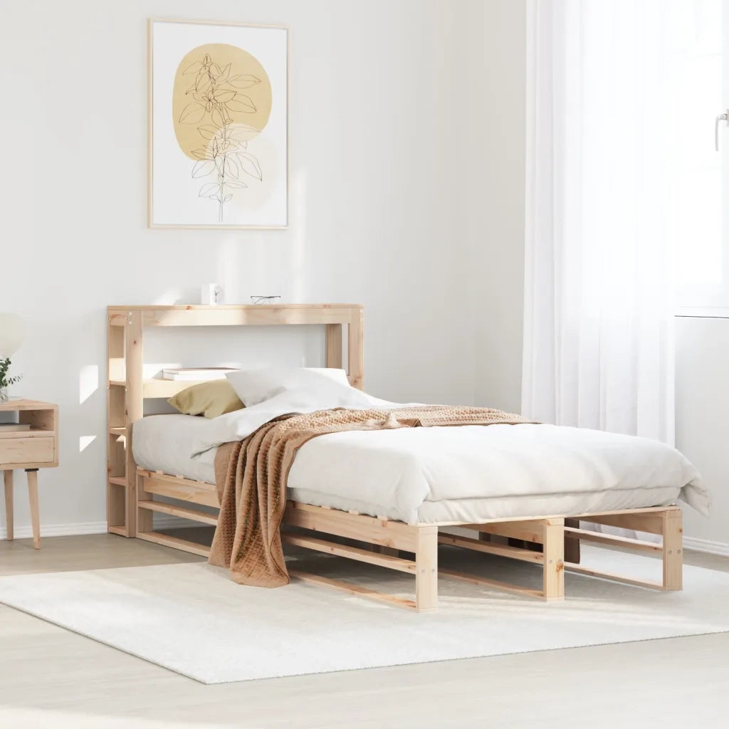 Letto senza Materasso 90x190 cm in Legno Massello di Pino 3306513