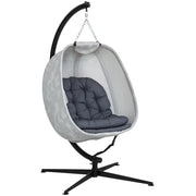 Amaca a uovo con cuscino ¨C zephmum ¨C grigio 100x120x200 cm