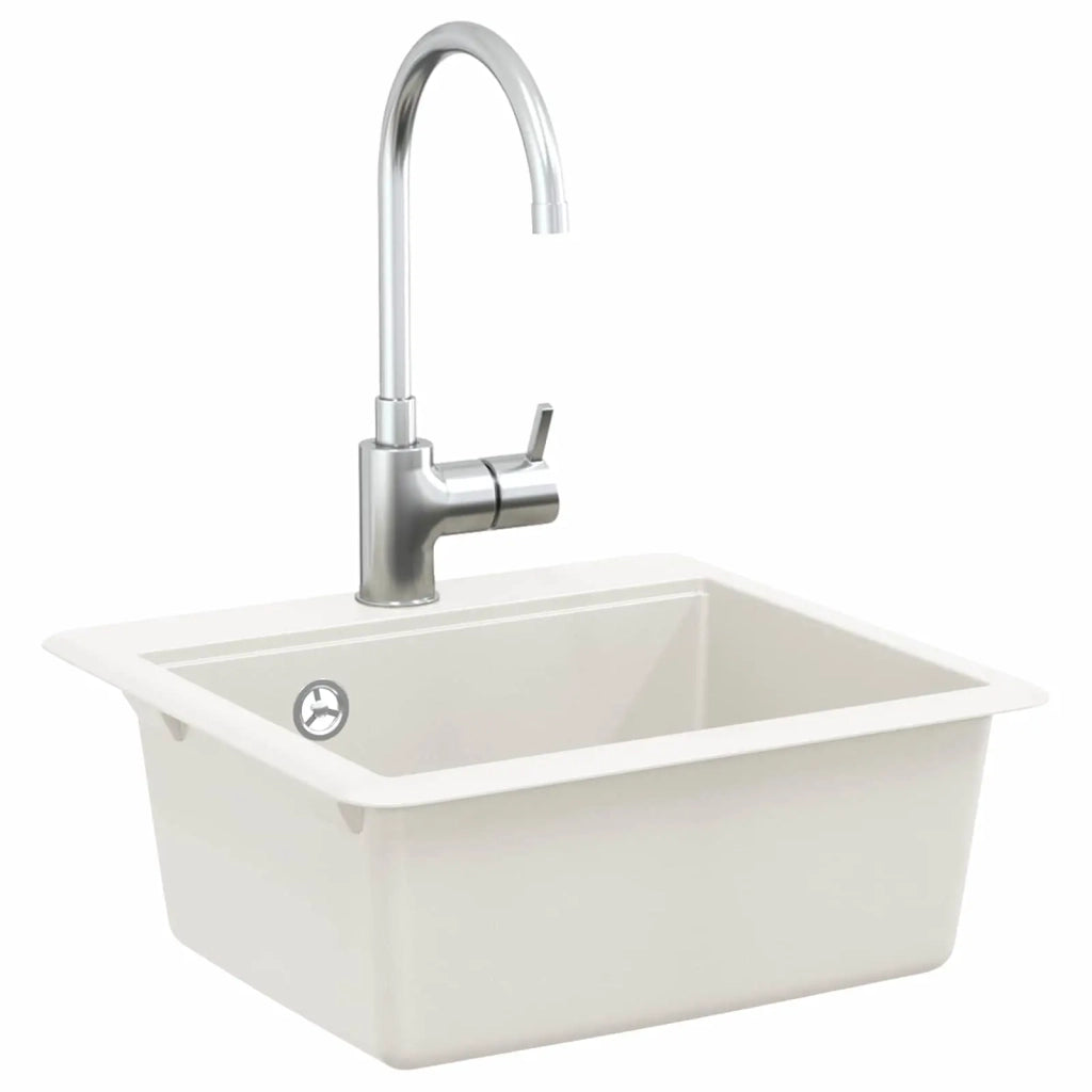 Lavello Bianco 470 x 440 mm Granito CFW9491369