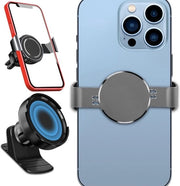 Otturatore magnetico per auto - Clip universale per telefoni cellulari in metallo - Grigio