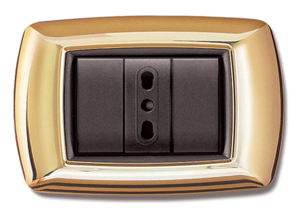 PLACCA LIFE LIVING PLAST ORO 3P- ELETTROCANALI- 10,0 pz