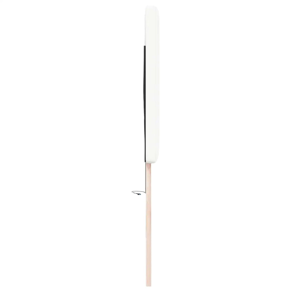 Testiera LED Bianco 200 cm Pelle Sintetica 42007314