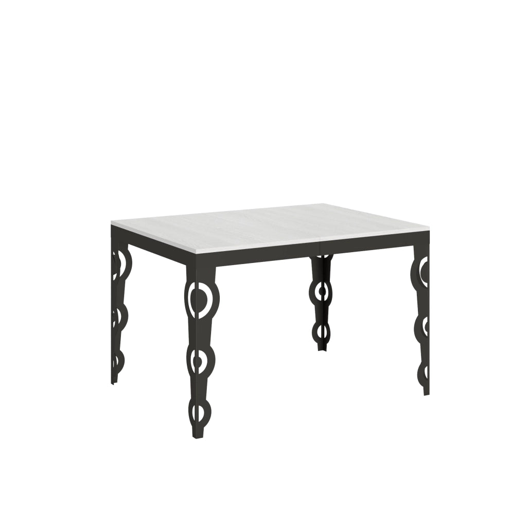 Tavolo Allungabile 120-380x90x77 cm Karamay Evolution Bianco Frassino