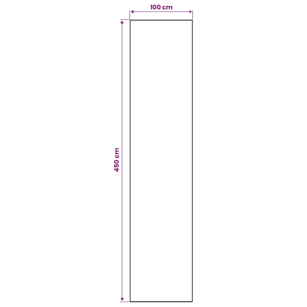Runner Tappeto LESAKA Argento 100 x 450 cm Velluto diamante 42045334
