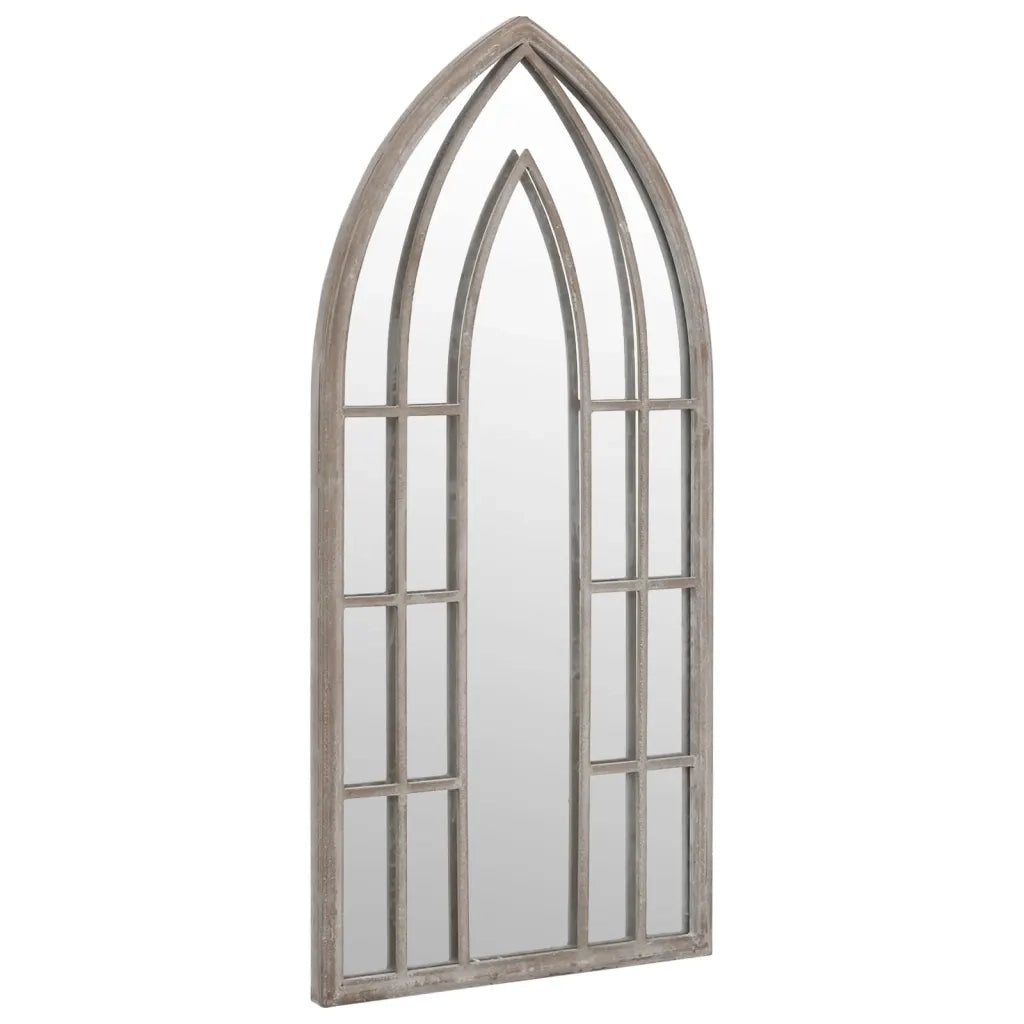 Specchio da Giardino Sabbia 100x45 cm in Ferro per Uso Esterno