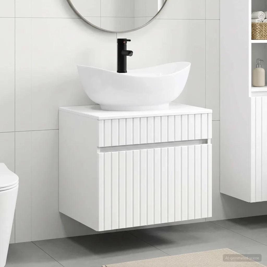 Set di mobili per il bagno Bianco Legno ingegnerizzato 3404310