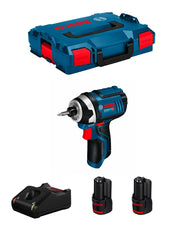 Avvitatore a massa battente BOSCH GDR 12V-105 (2 x 3,0 Ah + GAL12V-40 + L-Boxx 102)