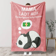 Regali per la Mamma, Doni per la Mamma Coperta di Flanella, Festa della Mamma Festa di Natale Festa della Donna Regalo di Ringraziamento per Lei Donne Madri, Coperte di Flanella Rosa