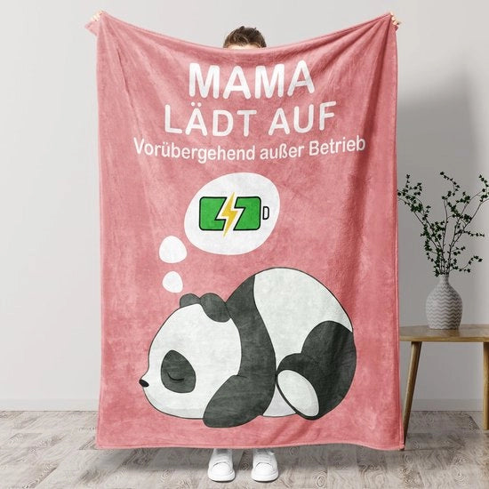 Regali per la Mamma, Doni per la Mamma Coperta di Flanella, Festa della Mamma Festa di Natale Festa della Donna Regalo di Ringraziamento per Lei Donne Madri, Coperte di Flanella Rosa