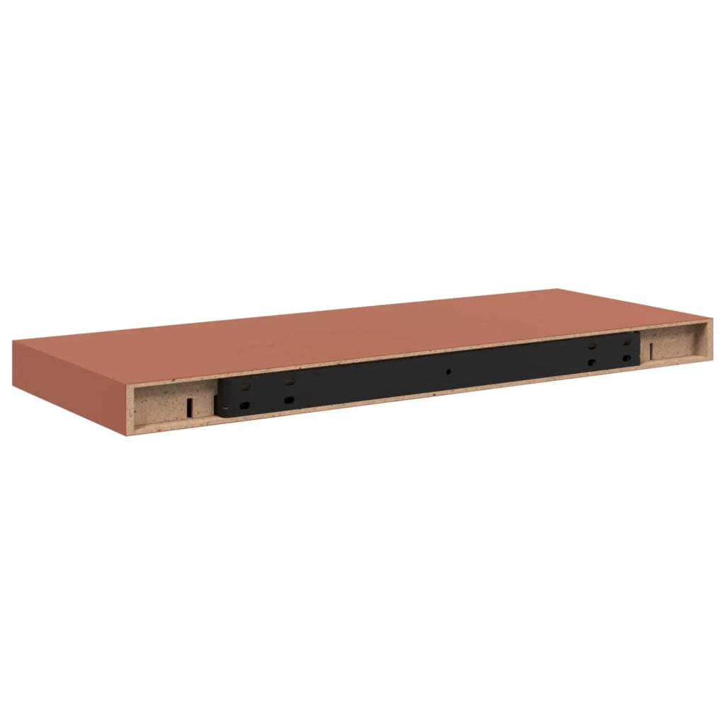 Scaffale da parete 4 pcs Rosso 60 x 23 x 4 cm Legno multistrato 42019928