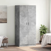 Armadio Grigio Cemento 80x52x180 cm in Truciolato cod mxl 74674