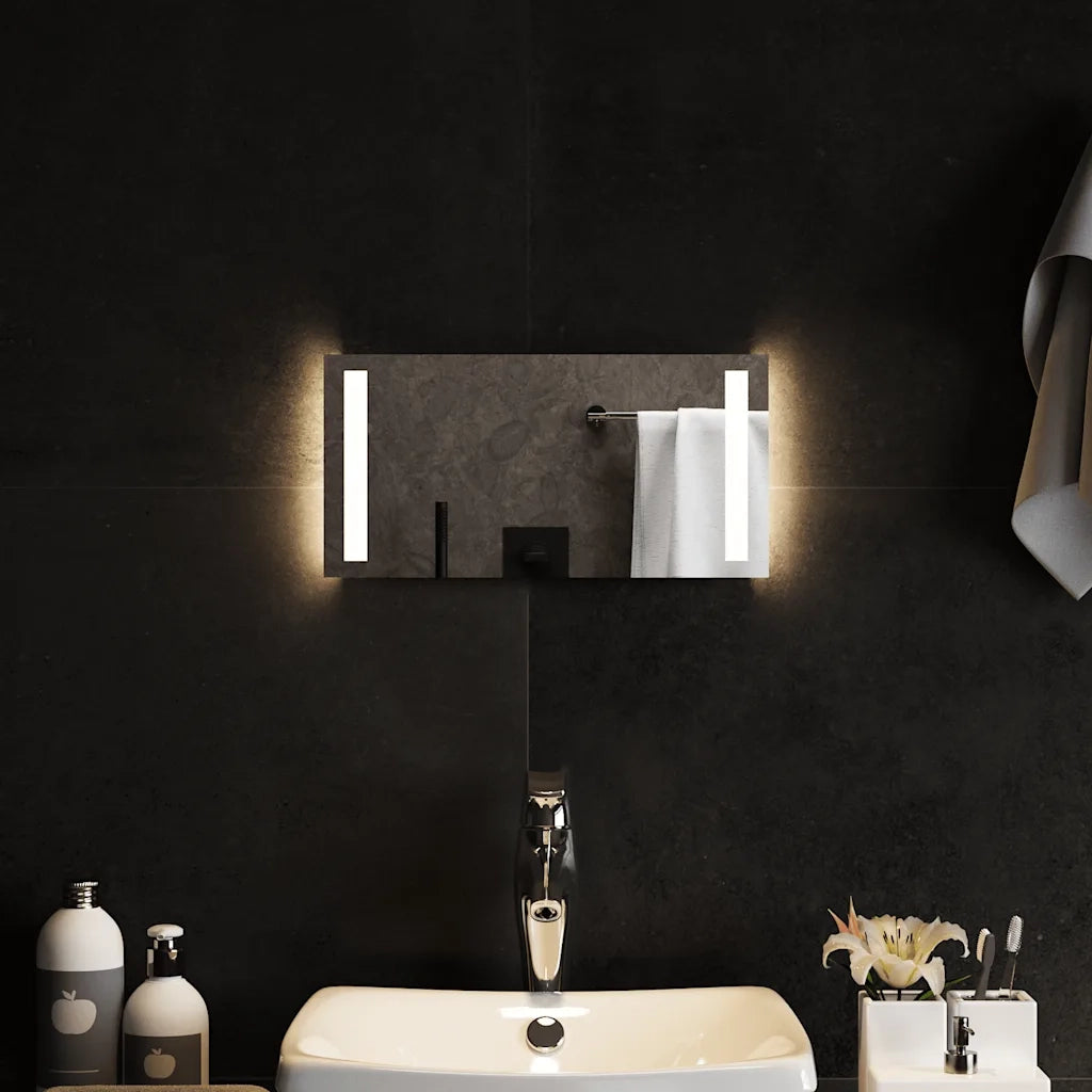 Specchio da Bagno con Luci LED 40x20 cm 151741