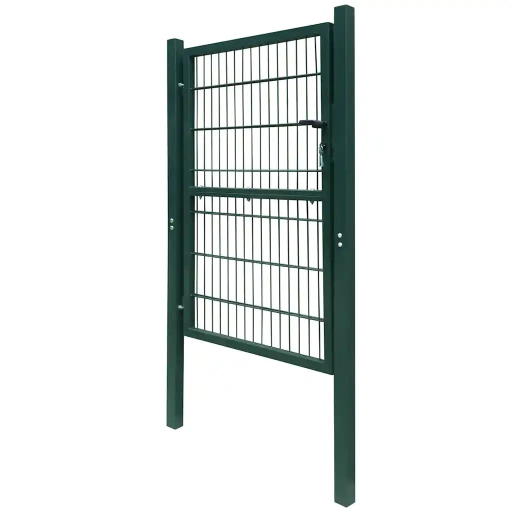 Cancello per Recinzione 2D (Singolo) Verde 100x180 cm CFW6531783