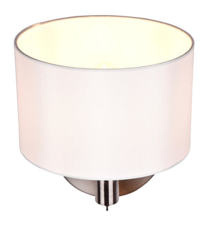 Applique da Interno Attacco E27 in Metallo Nikel Satinato