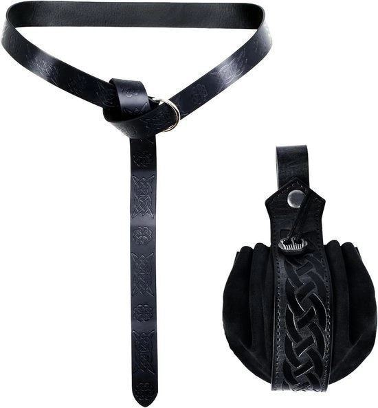 Set di Cinture in Pelle per Camminare e Feste