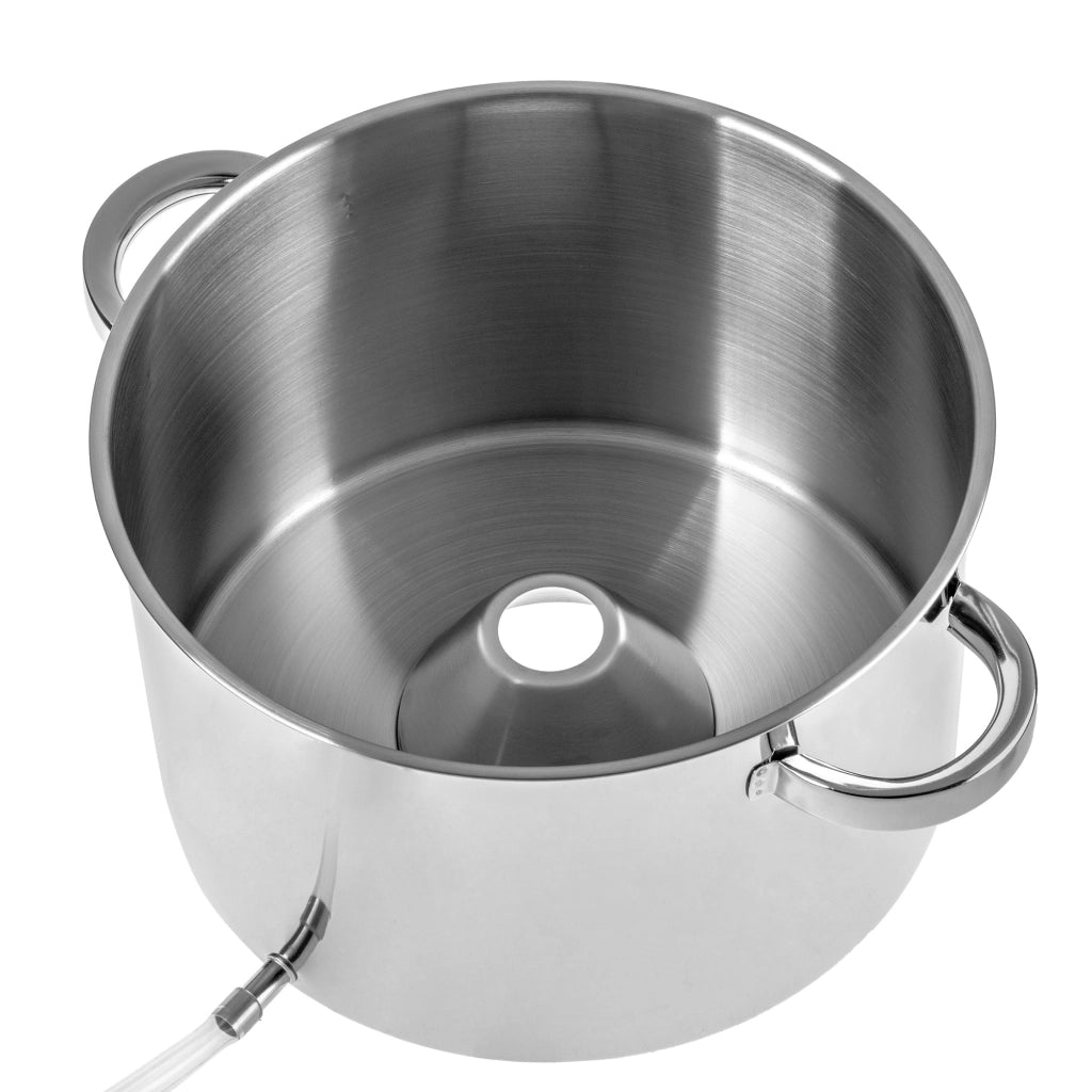 KADAX Spremiagrumi da 8 litri in acciaio inox, a vapore, a induzione e a gas, 3 in 1, grande