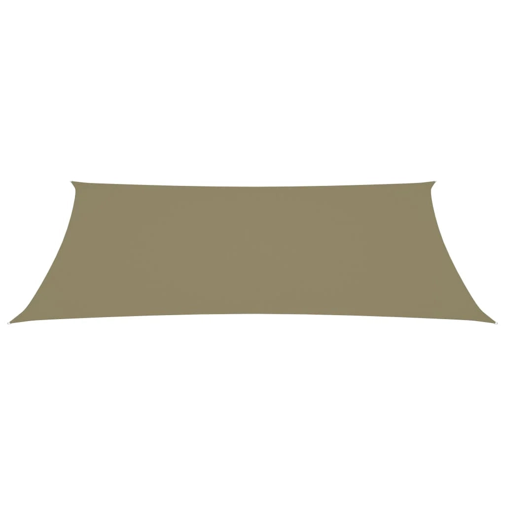 Vela ombreggiante/ombrellone rettangolare 4 x 7 m in tessuto Oxford beige 02_0009706