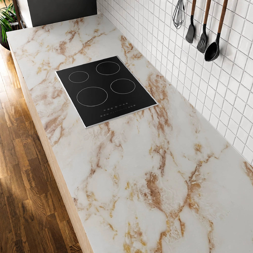 Carta Adesiva Da Rivestivmento 60x300 cm Pellicola Autoadesiva Impermeabile per Mobili, Pareti, Cucina, Tavoli e Top Cucina – Rivestimento Rimovibile per Superfici Lisce e DIY Disegno3