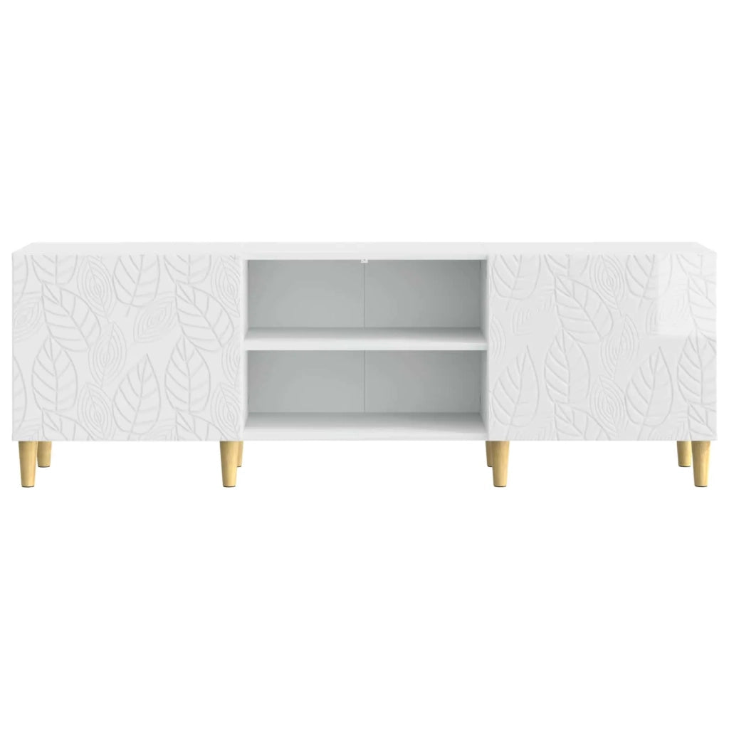 Mobile TV 150 x 31 x 50 cm Bianco Lucido Legno ingegnerizzato 895149