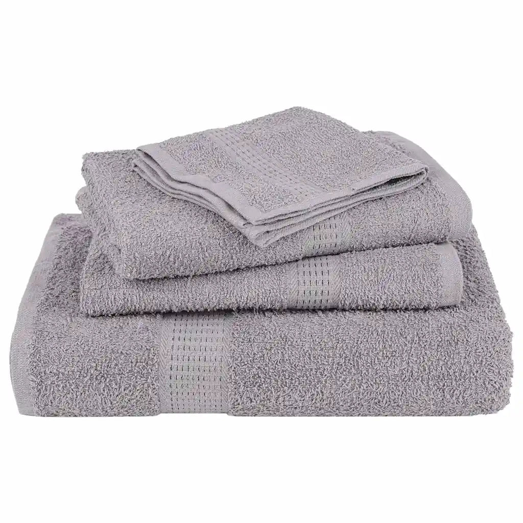 Asciugamani da doccia FROGN 10 pz Grigio 70x140 cm 360 g/m² 136835