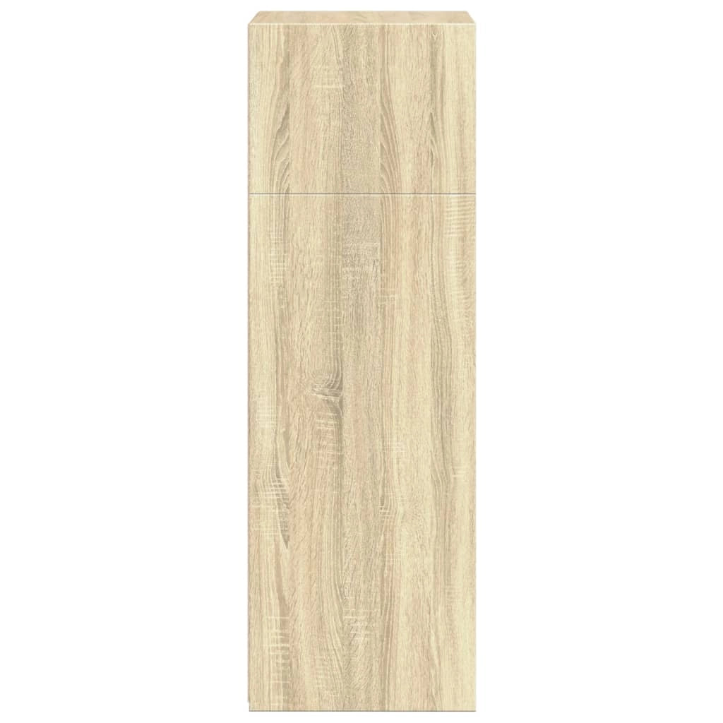 Buffet credenza cassettiera armadio mobile contenitore organizer cucina soggiorno salotto rovere Sonoma alto 50 x 41 x 124 cm legno ingegnerizzato marrone 02_0034068