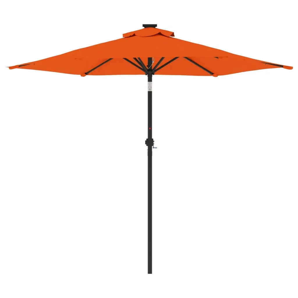 Ombrellone Giardino con Palo Acciaio Terracotta 225x225x212 cm 4005063