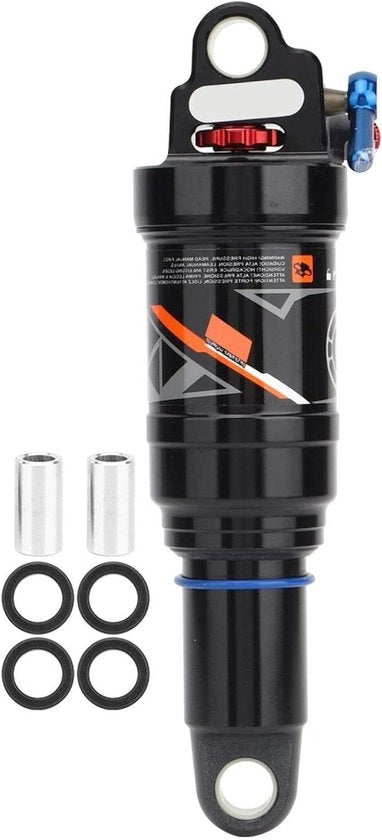 Sospensore di scossa d'aria regolabile posteriore per bicicletta (165 mm) - Accessori per bicicletta