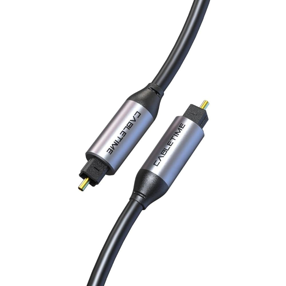 Cavo ottico digitale audio mach power 3 metri placcato oro