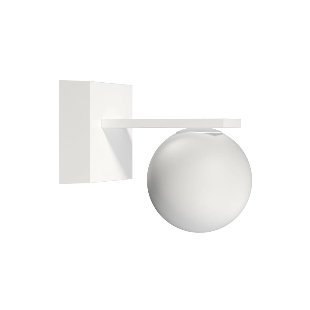Sphere Wall Applique LED per Esterni IP54 9W 3000K 360 Gradi Design Sferico Orientabile Bianco Opaco Illuminazione Architetturale per Pareti Esterne