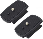 Set di 2 adattatori per stativo con connessione rapida per la fissazione della fotocamera, compatibile con Basics 60-inch Velbon compatibile con CX-444 CX-888 CX-460 CX-460mini CX-470 CX-570 CX-690 DF-50 VCT-D580RM VCT-D680RM VCT-R640