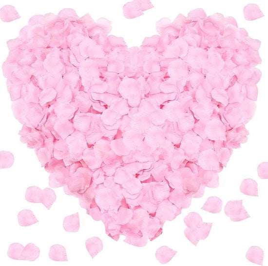 3000 pezzi di petali di rosa in seta - fiori artificiali rosa per favore di matrimonio festa di compleanno