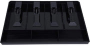Sistema di Raccordo per Cassa - 4 Compartimenti per Contanti - 3 Compartimenti per Monete - Robusto e Leggero - Soluzione di Archiviazione per Sistemi di Cassa - Materiali di Alta Qualità ABS - Inserzione per Cassa