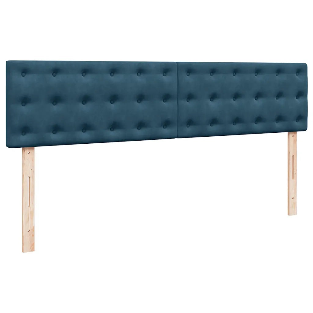 vidaXL Struttura Letto Pouf con Materasso 180x200 cm in Velluto