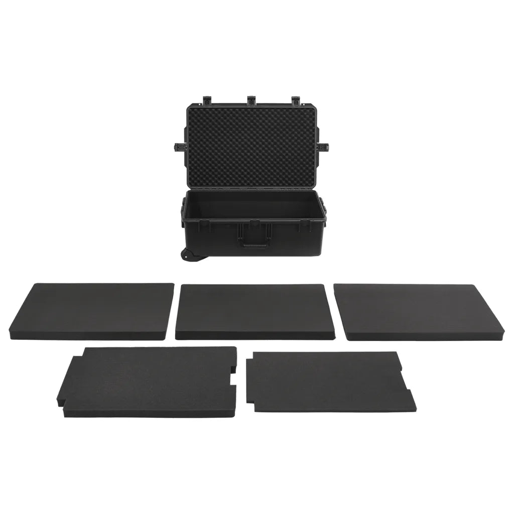 Valigetta da Volo Portatile Nera 79,5x51,5x30,5 cm in PP CFW4644697