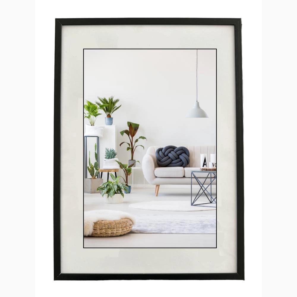 Cornice in alluminio Minimal 29,7x42 Formato A3 Nero per diplomi lauree Poster