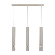 Lampada sospensione barra JOKER cashmere oro 3xGU10 Milagro