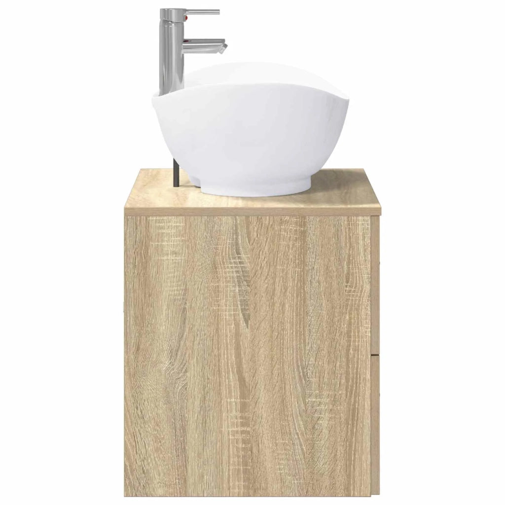 Set di mobili per il bagno Rovere Sonoma Legno ingegnerizzato 3404400